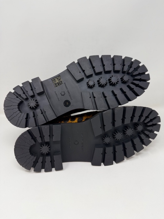 New Stuart Weitzman Bedford Sleek Genuine Calf Hair Combat Boot Sz 8 - Picture 11 of 12